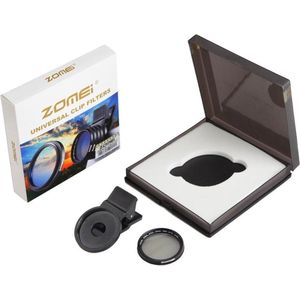 ZOMEi 37mm professionele mobiele telefoon camera circulaire polarisator lens CPL voor iPhone HTC Xiaomi Samsung Galaxy Android Smartphone