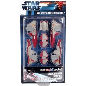 Revell - Star Wars - Easykit Pocket Model Snap Kits - Obi Wan's Jedi starfighter 00654
