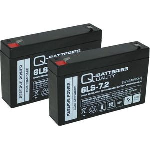 Quality Batteries Q-Batteries 6LS-7.2 LS 6V 7.2Ah AGM
