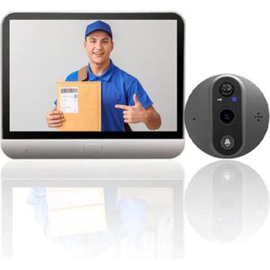 Deurspion Camera met scherm + App Smart Video Deurbel