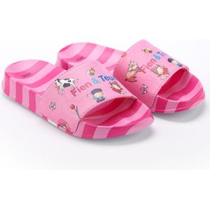 Fien & Teun - Badslippers - roze - maat 29/30