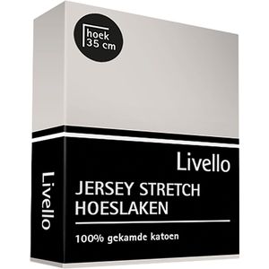 Livello Hoeslaken Jersey Light Grey 180x200