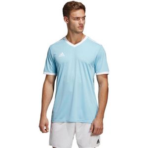 adidas Tabela 18 SS Jersey Teamshirt Heren Sportshirt - Maat S  - Mannen - blauw/wit