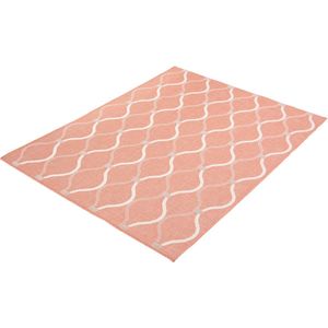 Oud Roze Vloerkleed Abstract | Coral - 290 x 200 cm