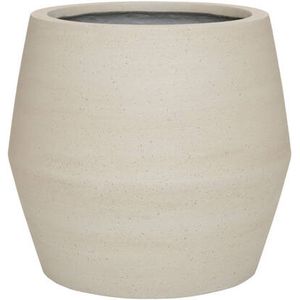 Pottery Pots Plantenpot-Plantenbak Beige-Grijs D 36 cm H 32 cm Opening 25 cm