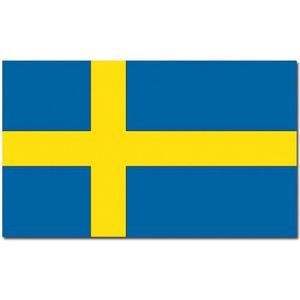 *** Grote Zweedse Vlag 90x150cm - Vlag Zweden - van Heble® ***