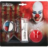 Boland - Schminkset Horror clown - - Schminkset - Carnaval, Halloween, Themafeest - Halloween schmink - Horror