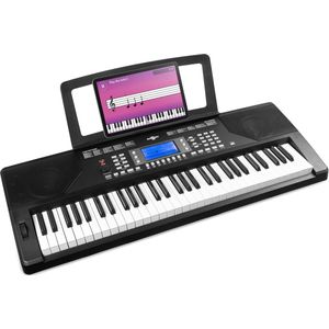 Keyboard met 61 toetsen - MAX Rhapsody61P keyboard pro met aanraakgevoelige toetsen en 40 demo-songs