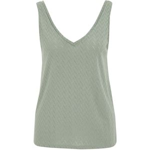 WE Fashion Dames singlet met structuur