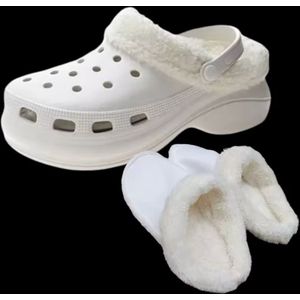 Crocs Pluche Inlegzolen - Winter Warm - maat 37/38 - Crocs - Schoenen - Fluwelen Voering - Zachte Schoenen - Hoes - Accessoires