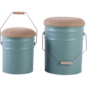 Leitmotiv - Kruk Set Buckets - Grijsjade
