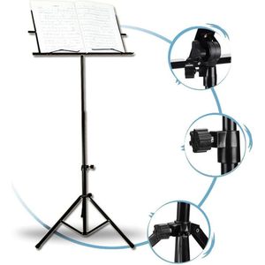 ForDig - Opklapbare Muziekstandaard - Lessenaar voor bladmuziek - Inclusief Tas met schouderband