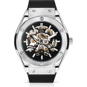 BUGOLINI® - IMPERIUM STEEL Zilver - Mechanische Horloge voor Mannen - Automatisch Luxe Uurwerk