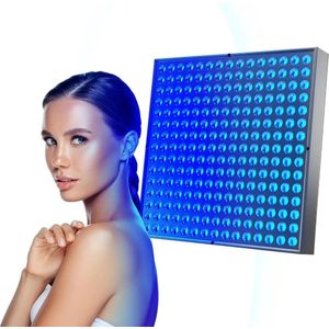 Zonnehemel - Gelaatsbruiner - Zonnebank - Gezichtsbruiner - 45W - Face&Body Tanner - Solariumlamp voor Thuis - met 225PCS Blauw Licht - Koude Laser-LED