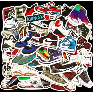 Joyha Vinyl Sneaker Laptop Stickers | Skate Stickers | Air Jordan 1 | Nike Airmax | Vans | Skateboard | Sneakers | Sneakerlover | Accessoires