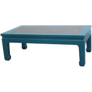 Fine Asianliving Chinese Salontafel Teal Bamboe B132xD70xH45cm Chinese Meubels Oosterse Kast