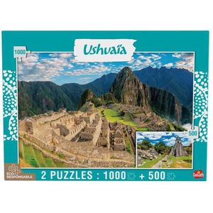 GOLIATH - Puzzel - Ushuaia Collectie - Machu Picchu (Peru) en Tikal (Guatemala)