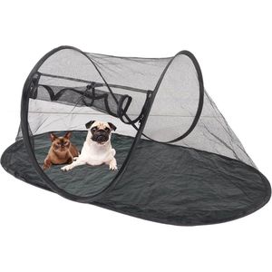 Tent Ademend Opvouwbaar - Buiten Speeltent Onderdak - Kattentent Outdoor voor Katten Kleine Honden - Deck Yard Patio Park Camping - Meubels in HTML Kattentent