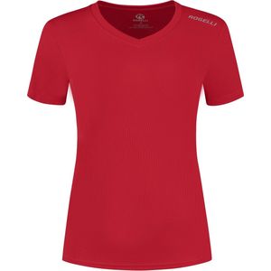 Rogelli Promo Sportshirt Dames - Korte Mouwen - Rood - S