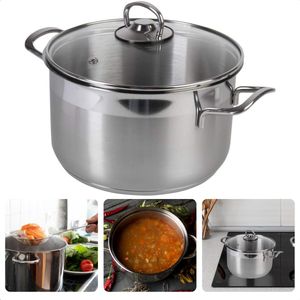 Cheqo® Kookpan met Deksel - 16cm - 2.0L - RVS - 2000ml - 10cm Hoogte - 870g - 3.2mm Dikte - Vaatwasser - Gas, Elektrisch, Keramisch, Inductie, Halogeen, Oven