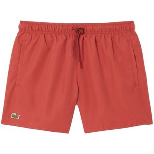 Lacoste Zwemshort Heren Zwembroek Bruin - Maat M