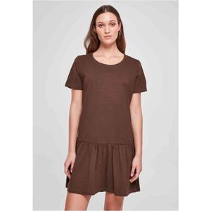 Urban Classics - Valance Tee Korte jurk - XXL - Bruin