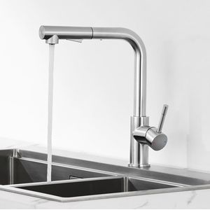 Ibenzoa® Elegant Keukenmengkraan met Uittrekbare Sproeier en 360 Graden Draaibare Uitloop voor Flexibel Gebruik