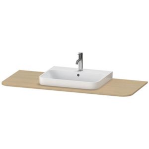 Duravit Happy D.2 Plus console HP031K, 1300x550 mm, 1 uitsparing in het midden, voor ijdelheidseenheid HP4932, HP4942, HP4962, HP4972, HP031KM7171