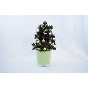 Mini kunst kerstboom, 35 Ø 13 cm, groen