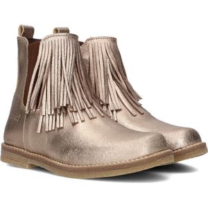 Clic! 9022 Enkellaarsjes - Enkelboots met rits - Meisjes - Goud - Maat 25