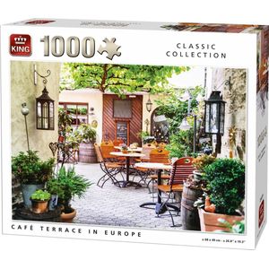 Cafe Terrace in Europe Legpuzzel 1000 stukjes Volwassenen