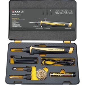 Draadloze Soldeerbout Kit 30W met 3200mAh Batterij en LED Spotlight | USB Oplaadbaar | 3-in-1