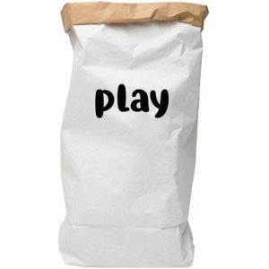 Label2X - Speelgoedzak Play 80 cm hoog - Opbergtas voor Speelgoed - Speelgoedmand - Speelgoedbak