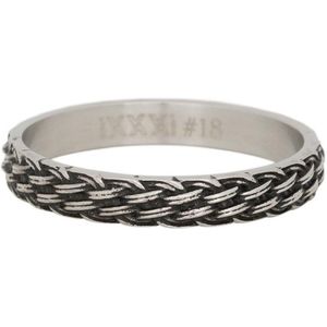 iXXXi Vulring 4mm Lucky Knot Zilverkleurig - maat 21