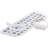 Zylo® Bubbelbadmat - Bubbelmat - Mat voor Bubbels - Wit - 28cm x 19cm x 38cm