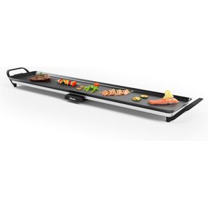 Tristar BP-2670 - Bakplaat 1800W - Gourmet, Grillplaat XXL 100 x 23cm - 10-12 personen - PFAS-vrij