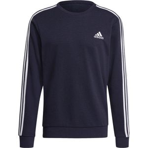 adidas Essentials Sweatshirt Heren - sportshirts - navy - maat M