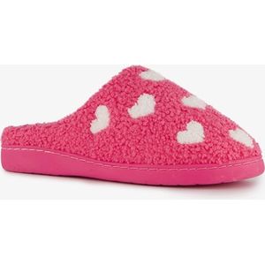 Thu!s dames sloffen met hartjes roze - Maat 39/40 - Pantoffels