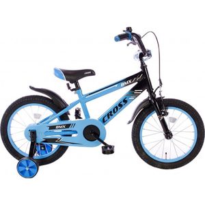 Cortego BMX Cross blauw 16 Inch Jongensfiets - Kinderfiets 4, 5 & 6 jaar