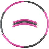 Matchu Sports - Fitness hoelahoep - 1.2 KG - Ø 100 cm - Paars/Grijs - GRATIS verzending
