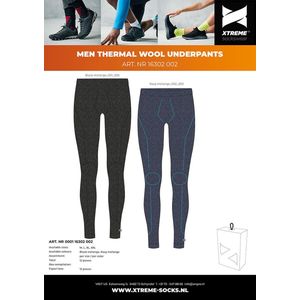 Xtreme - Heren thermo broek/shirt - Premium - Set - Zwart - Maat XXL - Thermokleding heren