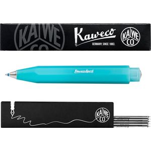 Kaweco - Balpen - Frosted Sport - Light Blueberry - Met doosje Balpenvullingen Zwart