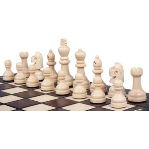 Opklapbaar schaakbord inclusief schaakstukken - Compleet schaakspel - Luxe schaakset voor beginners en gevorderden