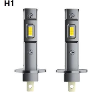 TLVX H1 55Watt Pro Line Perfect Fit LED lampen – 6000K Wit Licht (set 2 stuks), 36000 Lumen Hoge Lichtopbrengst – CANBUS - Auto - Scooter - Motor - Dimlicht - Grootlicht – Mistlicht - Koplampen - Autolamp - Autolampen 12V