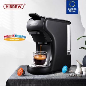 X-Qlusive HiBrew Koffiezetapparaat | 4-in-1 Compatibel ontwerp| Energiebesparend | Koud/warm functie | Dolce gusto apparaat | Koffiezetapparaat cups | & Poeder| Warme chocolademelk| Ijskoffie