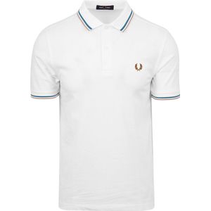 Fred Perry - Polo M3600 Wit V21 - Slim-fit - Heren Poloshirt Maat S