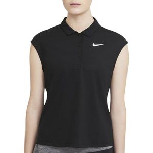 Nike Court Victory  Sportshirt - Maat M  - Vrouwen - Zwart