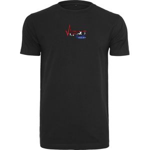 FitProWear Casual T-Shirt Dutch - Zwart - Maat XXL/2XL - Casual T-Shirt - Sportshirt - Slim Fit Casual Shirt - Casual Shirt - Zomershirt - Zwart Shirt - T-Shirt heren - T-Shirt