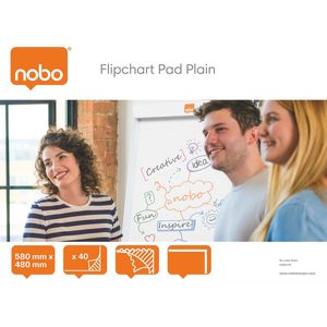 Nobo B1 Flipoverblok voor Flipover - 580x480mm - 40 Vel