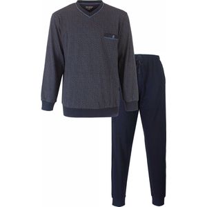 Paul Hopkins Heren Pyjama - Geprint Dessin - Donker Blauw - Maat M